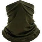 Tour de cou - Buff kaki - Accessoire multi-usages - Vêtement polyvalent - Sport et loisir - Pack Festivalier Breizhilience.fr
