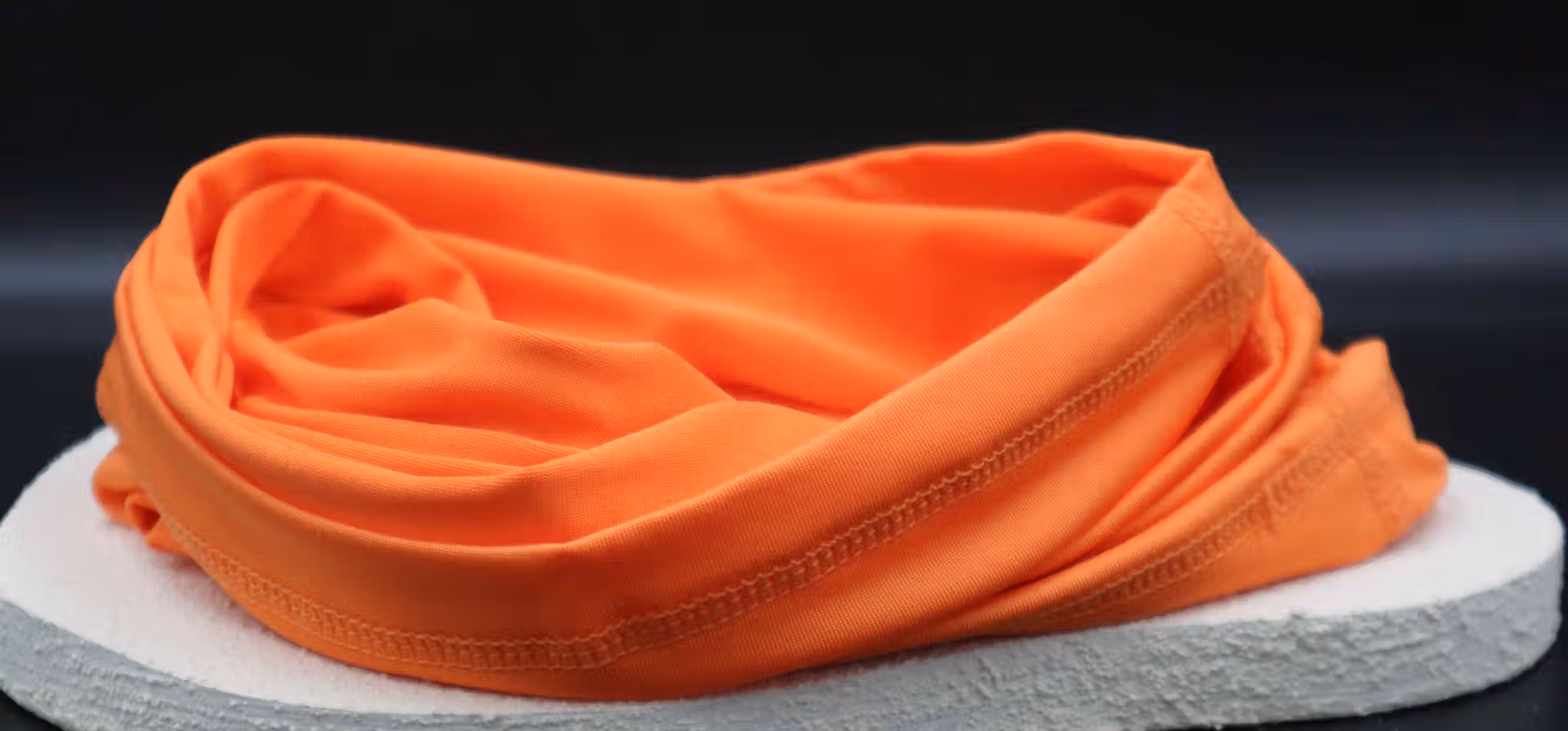 Tour de cou - Buff orange - Accessoire multi-usages - Vêtement multi-fonctions - Sport et loisir - Pack Festivalier Breizhilience.fr