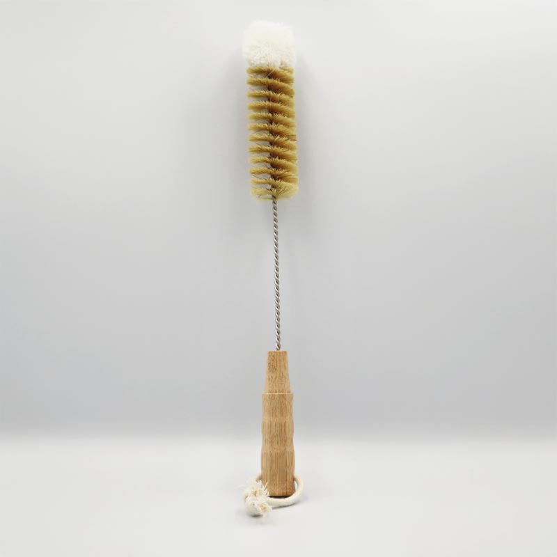 Goupillon-sisal Goupillon en bambou et sisal – 100% compostable et réutilisable - Pack Eau-tonome - Breizhilience.fr