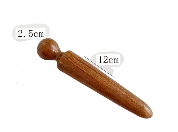 Bâton bois réflexologie plantaire -Bâton massage pour acupression - Breizhilience.fr