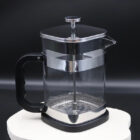 Cafetière piston inox/verre – Pour café riche, sans filtre jetable - Pack Tambouille - Breizhilience.fr