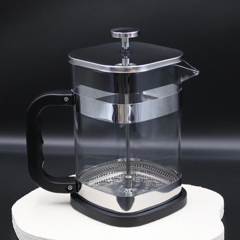 carafe-piston Cafetière piston inox/verre – Pour café riche, sans filtre jetable - Pack Tambouille - Breizhilience.fr
