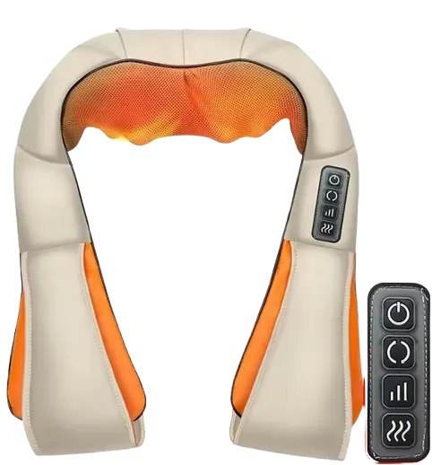 Masseur portable Massage thermique cou nuque - Masseur épaule nuque - Breizhilience.fr