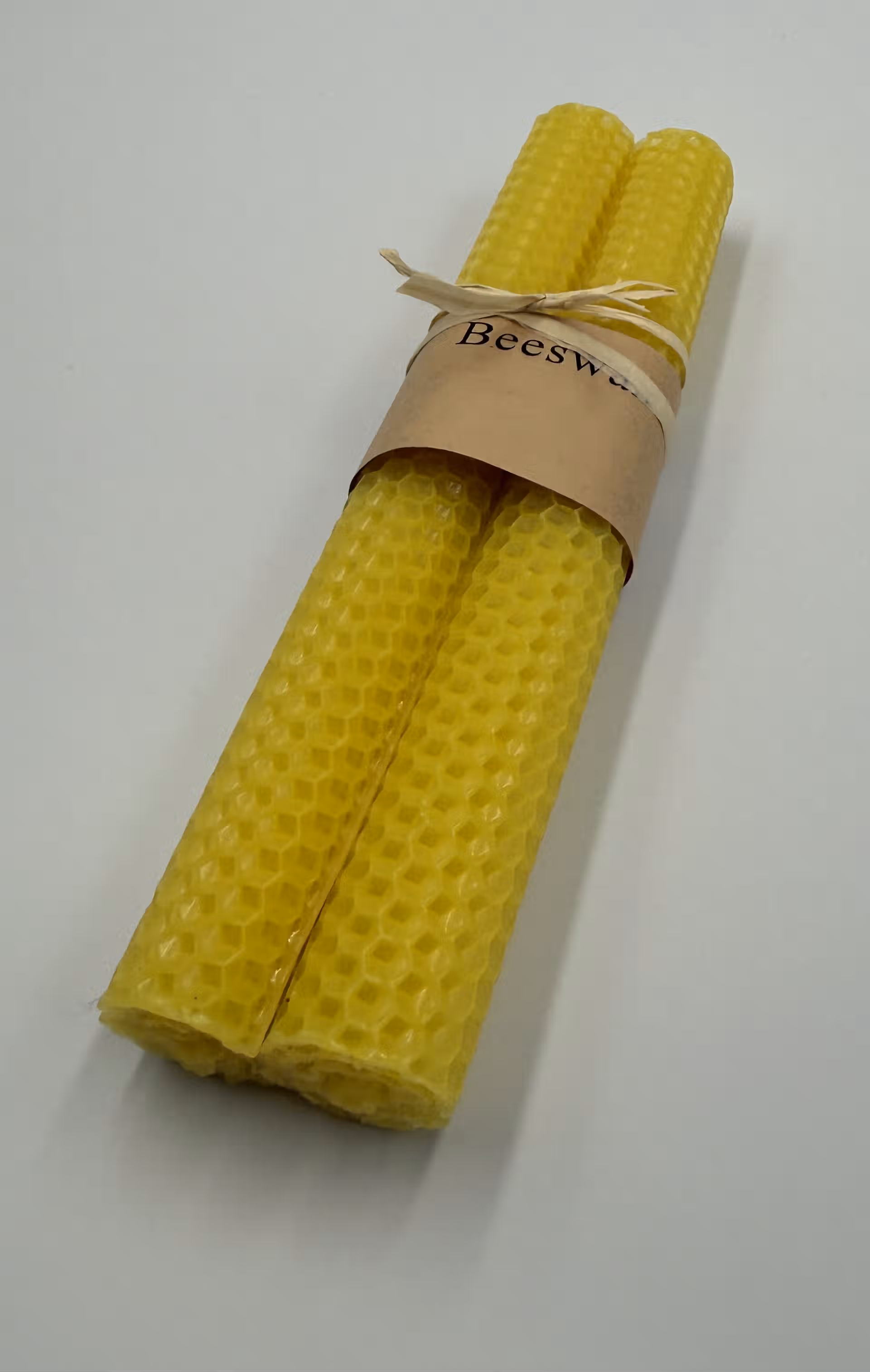 Bougies en cire naturelle d'abeille - Bougie feuille d ecire roulée - Breizhilience.fr