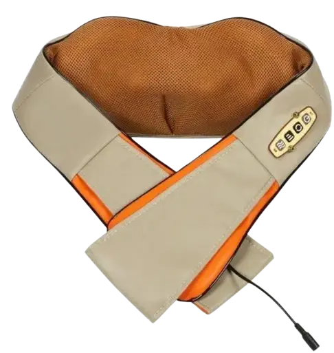 Appareil massage shiatsu cervicales - Masseur thermique cou et épaules - Breizhilience.fr