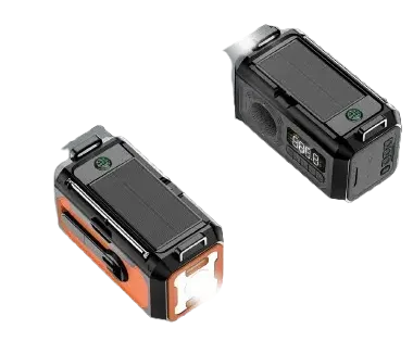 Radio portable Led pour urgence et survie - Radio charge solaire manivelle - Breizhilience.fr