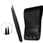 Set 4 pinces dont pointe pointue - Pince pointue de précision - Pince à épiler soin et précision - Breizhilience.fr