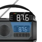 Radio solaire d'urgence - Radio lampe manivelle - Radio charge solaire - Breizhilience.fr