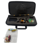 Boîte de kit de pêche complet avec leurres, hameçons et accessoires pour pêche mer et rivière
