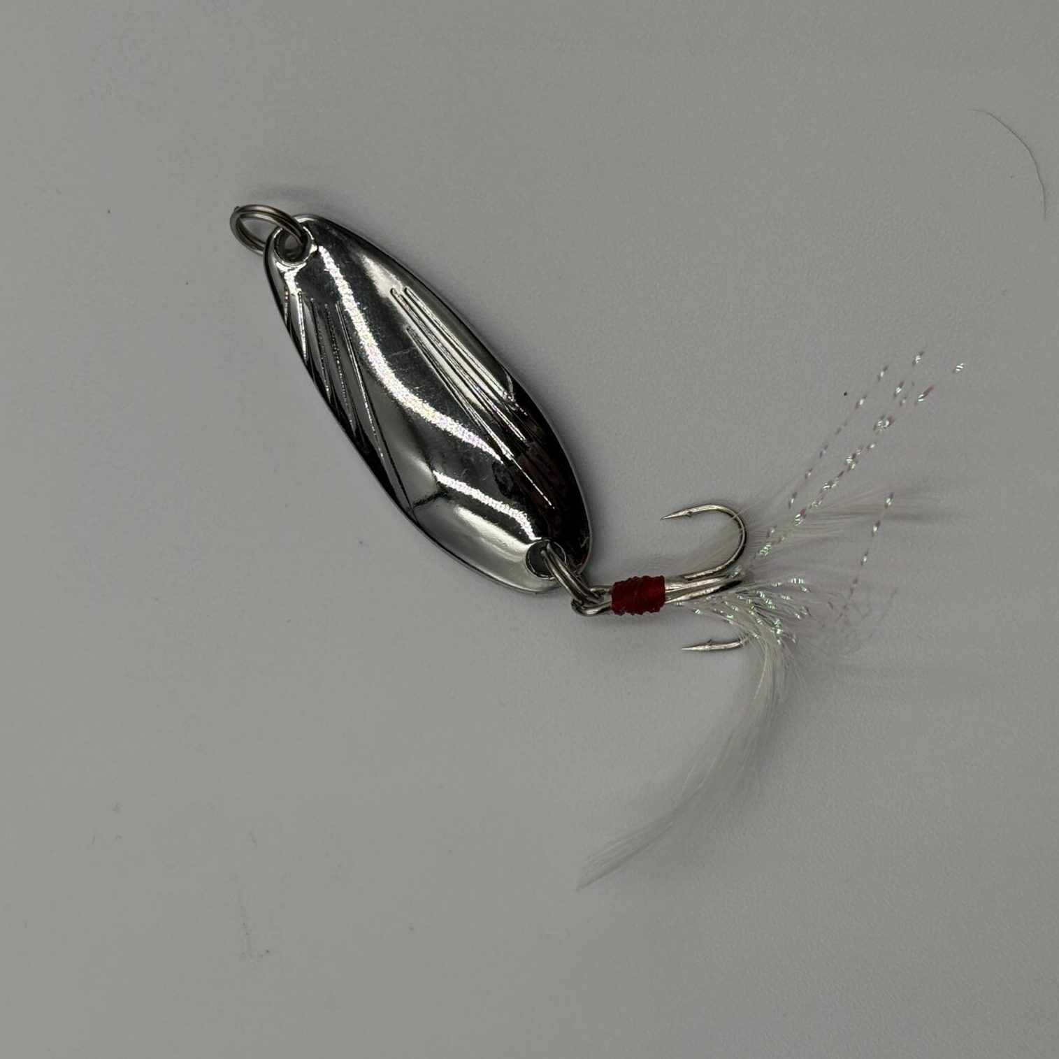 Leurre cuillère à plume tournante pour pêche en rivière, mouvements naturel