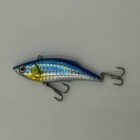 Leurre de pêche en métal brillant pour lancer, vibrations attractives pour truite, brochet ou perche