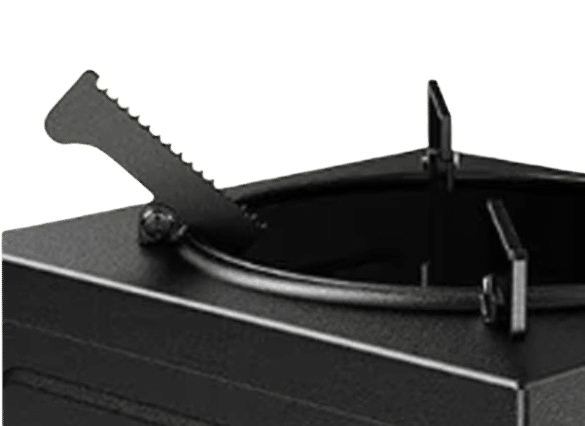 Réchaud multifonctions - Cuisine bois et charbon - Poêle extérieur acier - Breizhilience.fr