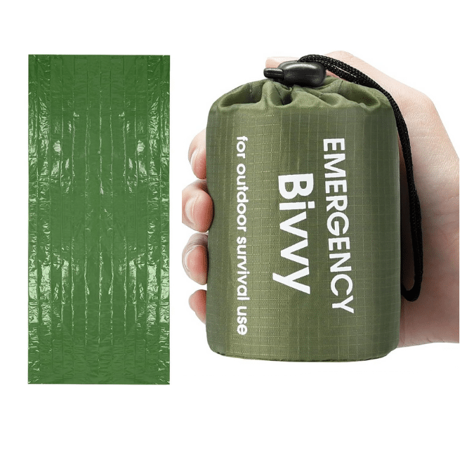 Sac de couchage de survie thermique isolant, réutilisable protection contre froid extérieur – La B'Reizhilience