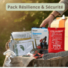 Pack résilience et sécurité - Ensemble protection individuelle - Kit survie - Breizhilience