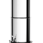 Cuve filtration par gravité - Cuve inox grand format - Purification eau sans électricité - La B'Reizhilience