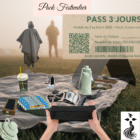 Set festival - Kit festivalier - Pack festivalier - Équipement 8 indispensables festival - Breizhilience