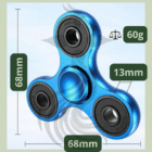 Hand spinner - Spinner anti-stress - Toupie à main métal - La B'Reizhilience