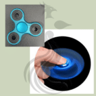 Spinner anti-stress - Fidget spinner - Spinner métal - La B'Reizhilience